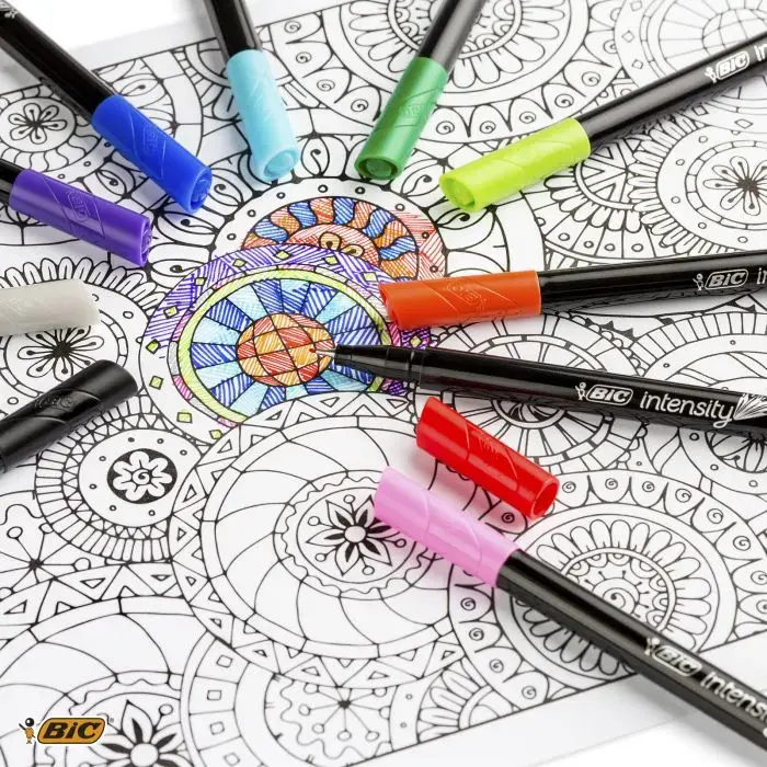 Фетровые ручки BIC 950445 — тонкий наконечник, 6 цветов Photo 6