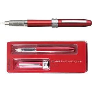 Fountain pen Platinum Plaisir by Platinum, red, blister pack