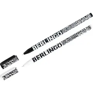 Ballpoint pen Berlingo Monochrome MIX — blue ink, 0.7 mm tip