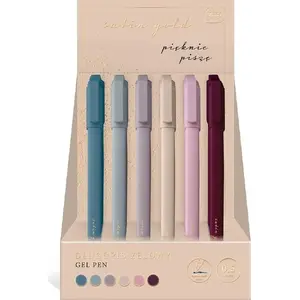 Gel pen INTERDRUK Satin Gold pack of 36