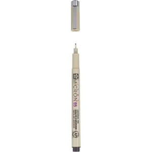 Fineliner BRUYNZEEL SAKURA Pigma 05 Micron 0.45 mm Black ink — archival drawing pen