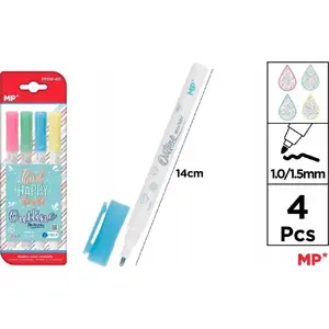 Pen TEKA 559228 double line, 4 colors