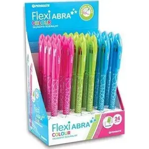 Набор стираемых шариковых ручек Penmate Flexi Abra Colour — 24 шт.