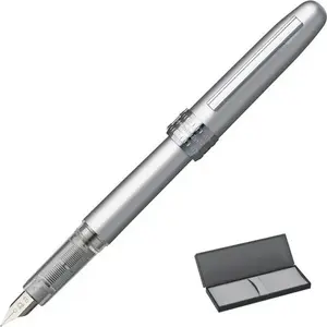 Fountain pen Platinum Plaisir — Platinum Plaisir, white, medium nib