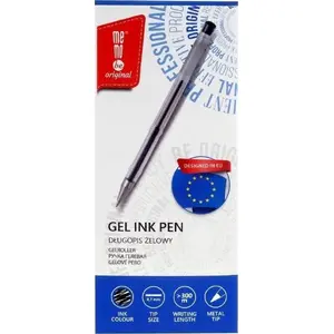 Gel pen MemoBe 0.7 mm black, pack of 12