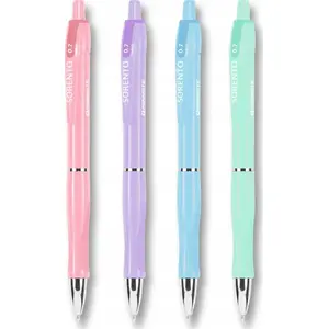 Ballpoint pen set TEKA Sorento pastel — 24 pieces, assorted pastel colors