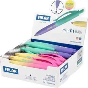 Ballpoint pen Milan P1 Mini Sunset blue – pack of 24