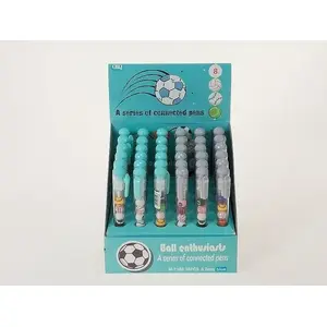 Ballpoint pens set Adar — pack of 36, standard blue/black ink, retractable