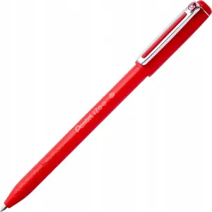 Ballpoint pen PENTEL iZee BX457 red — refillable ballpoint, medium tip