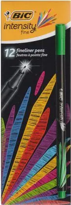 Felt pen BIC Intensity fineliner Fine Green 12 pcs Photo 2