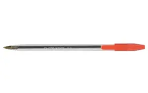 Ballpoint pen Biurfol KF34044 stick, medium tip, red ink, pack of 20