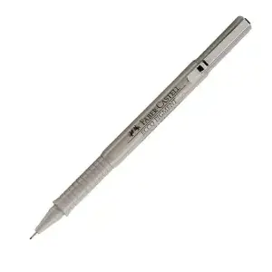 Pen/pencil set Faber-Castell 166499 — grey, black ink, 0.4 mm, 10 pcs
