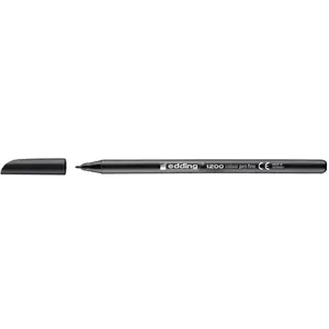 Felt-tip pen Edding 1200 Fine black — fine point, single piece