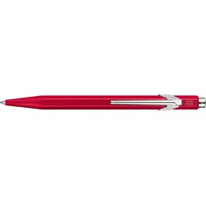 Шариковая ручка Caran d`Arche 849 Colormat‑X, средний наконечник, красная