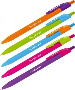 Ballpoint Pen Berlingo TRAINGLE FUZE RT 0.7 mm, triangular barrel, blue ink