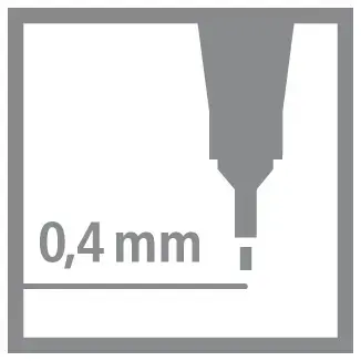 Stabilo point 88 линер — коричневый 0,4 мм Photo 12