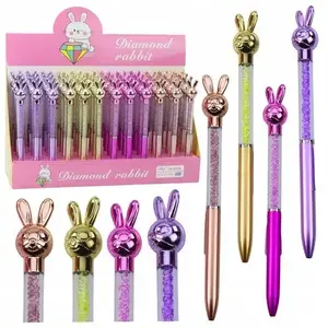 Lodes pildspalva LEANToys modelis 21565 ar zaķa dizainu, zila tinte 0,7 mm