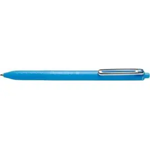 Ballpoint pen No name BX467 light blue — retractable, smooth-writing