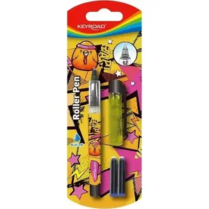 Fountain pen Keyroad KR972839, 0.7 mm nib, includes 2 spare ink cartridges, blister pack, assorted colors