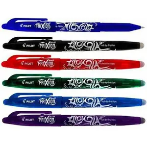 Fountain pen PILOT Frixion BL-FR7 black — refillable erasable ink, model 45K048A