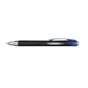 Clip-on retractable ballpoint pen trodat Uni-Ball Jetstream, red ink, single piece, 1.0 mm tip