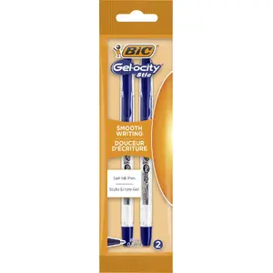 Gel pen BIC Gel-Ocity Stic 0.5 mm blue — pack of 2