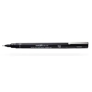 Маркeр uni mitsubishi pencil Uni-Ball Pin 05200 N тонкий наконечник, черный, 1 шт
