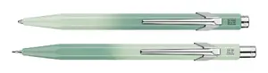 Ballpoint pen set Caran d’Ache 849 — Green Sage, black ink, 2 pcs