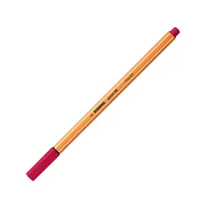 Финлайнер Stabilo point 88 — красный, наконечник 0,4 мм, 1 шт.
