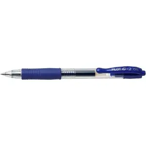 Gel pen PILOT BL-G2-5 0.32 mm retractable blue ink (model 45K006C)