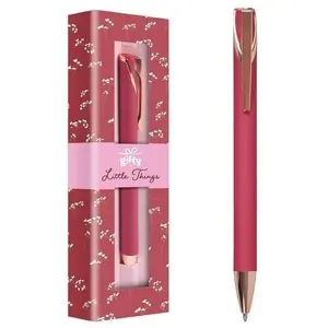 Gift ballpoint pen in case Little Things by MFP paper — red