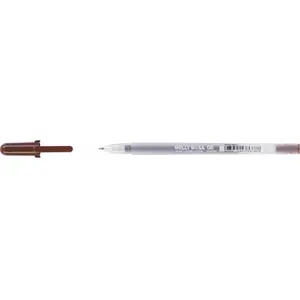 Gela pildspalva Sakura Gelly Roll Classic 08 — brūna, smails 0,8 mm
