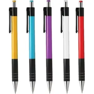 Ballpoint pen set Tetis automatic 0.5 mm blue refill tip, pack of 20