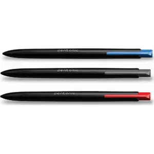 Шариковая ручка Linc Pentonic Switch 4029ASST, автоматическая кнопка, стержень 0,7 мм, чёрный корпус, упаковка 100 шт.