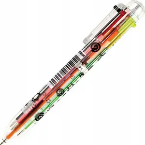 Ballpoint pen Centrum six-color automatic 80525 — multi-color retractable writing pen
