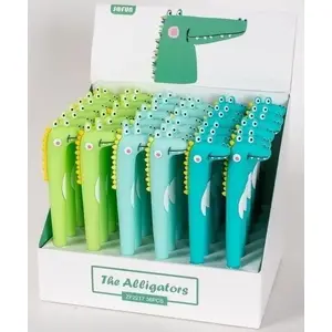 Gela pildspalvu komplekts FANDY Silky 12 - Aligator MIX, 36 gab.