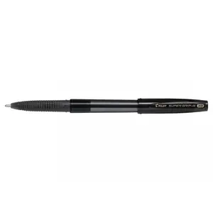 Ballpoint pen PILOT Super Grip G Cap — black ink, 1.6 mm tip, black barrel