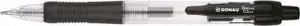 Gel pen Donau automatic black 0.5 mm Donau Długopis 7344001PL-01