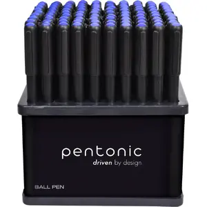 Дисплей шариковых ручек Linc Pentonic, наконечник 0,7 мм, линия 0,3 мм, 100 шт., синий