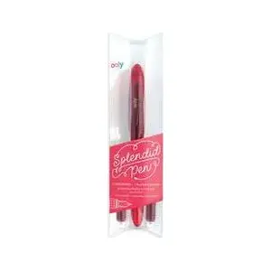 Fountain Pen Kolorowe Baloniki Splendid red with 3 ink cartridges