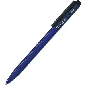 Bumbu pildspalva MonAmi Triffis 0,7 mm zils tinti, komplekts 12 gab.