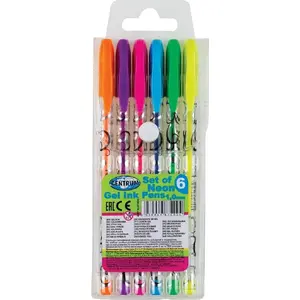 Gelpildspalvu komplekts Centrum Neon 6 krāsas modelis 87400 – 6 neona tinti