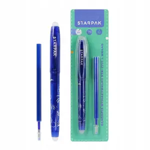 Ballpoint pen STARPAK model STK DLU288, 0.7 mm tip, blue ink, refillable insert