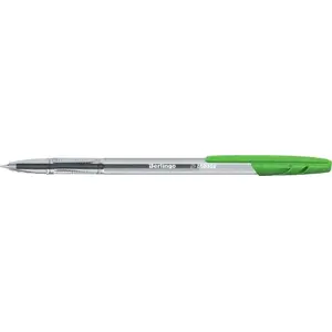 Ballpoint pens Berlingo Tribase, green, 1 mm tip, pack of 50