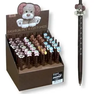 Ballpoint pen set SCHEMAT fashion pet — 36 pieces