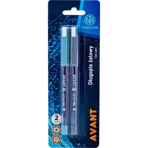 Gel pen set Astra Avant — 2 pieces, medium tip
