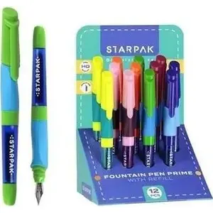 Fountain Pen STARPAK Prime — set of 12, refillable writing pens