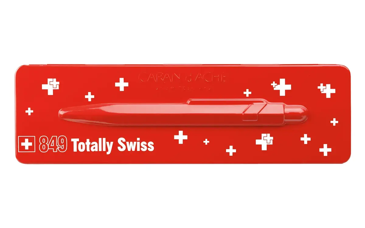 Шариковая ручка Caran d'Arche 849 Totally Swiss Blue Photo 3