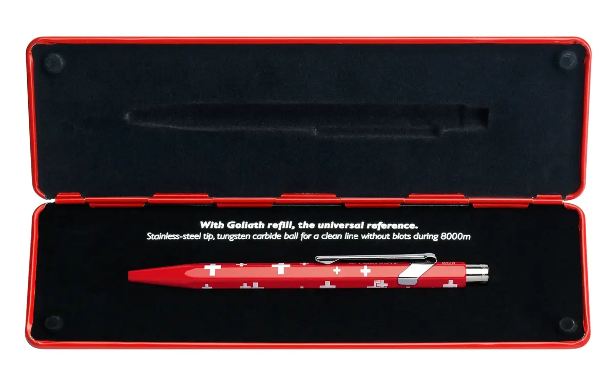 Шариковая ручка Caran d'Arche 849 Totally Swiss Blue Photo 4