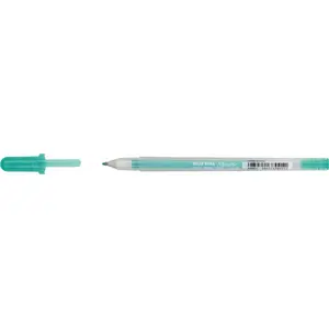 Gel Pen BRUYNZEEL SAKURA Gelly Roll Metallic 529 Green — gel ink, 0.7 mm tip
